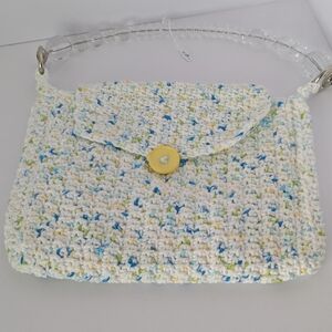 Handcrafted Multicolor Crochet Shoulder Bag